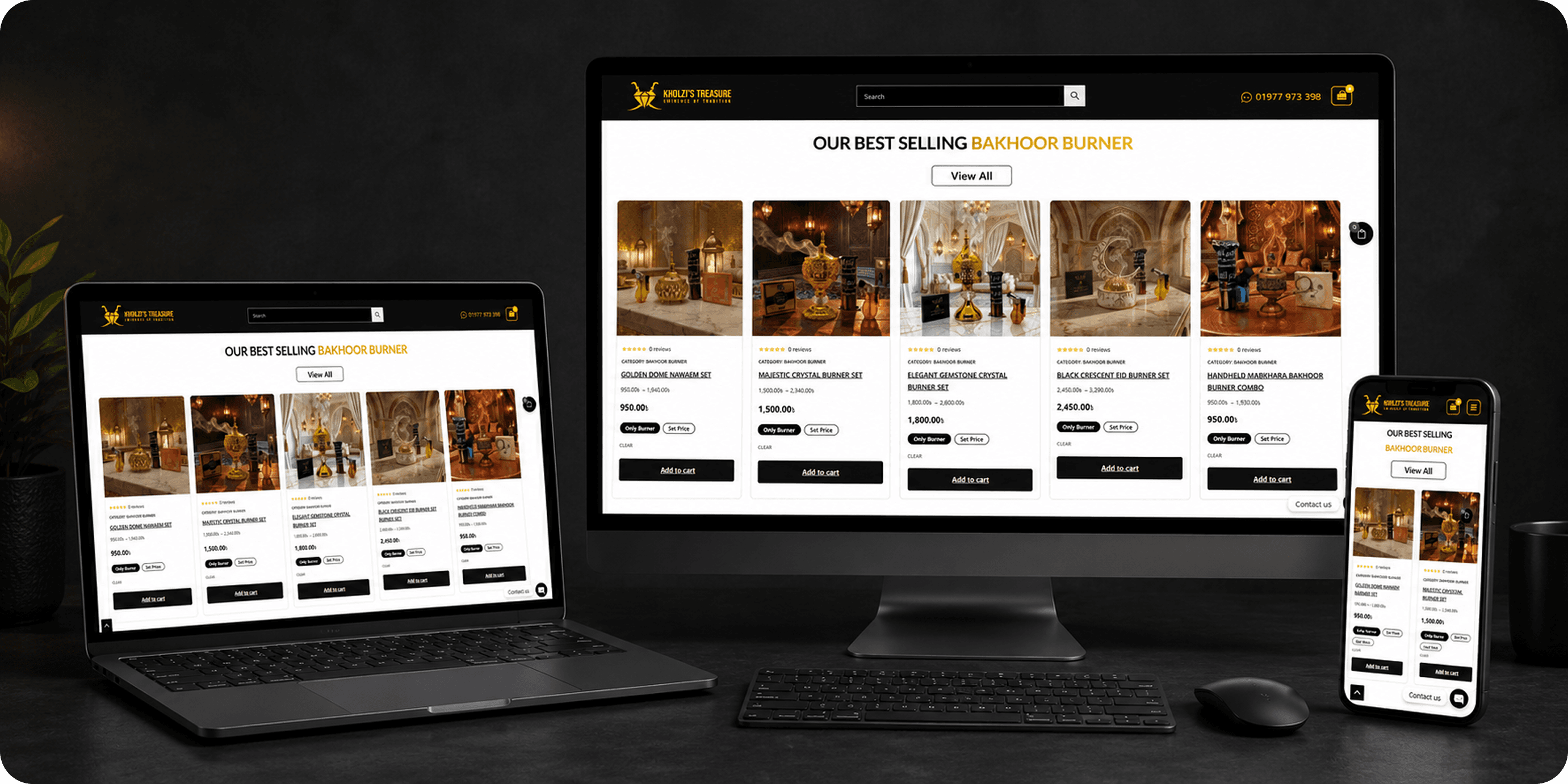 Dynamic Best Selling Product Showcase